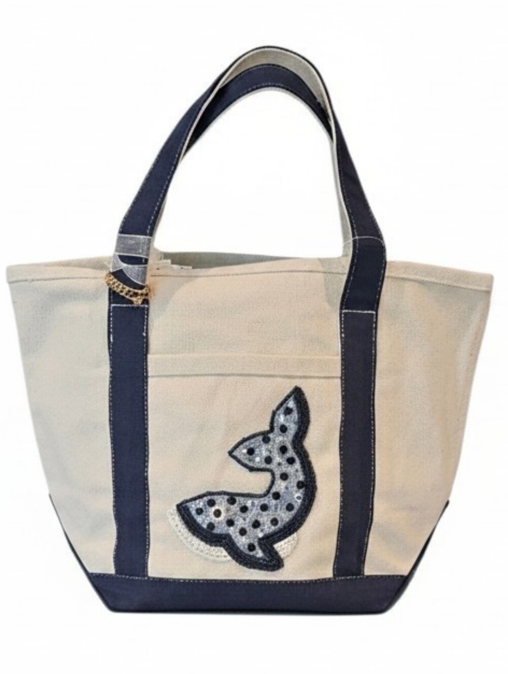 Handcrafted in India Beaded Whale Mini Tote + Matching Coin Purse | NWT | Viral